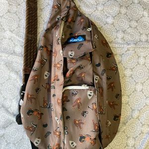 SOLD—HTF Kavu Limited Edition Sasquatch Rope Sling Bag GUC